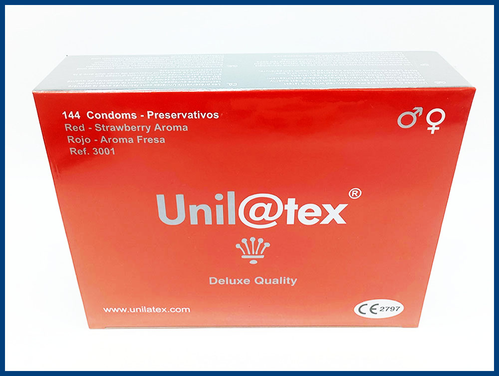 Unilatex Strawberry Condoms